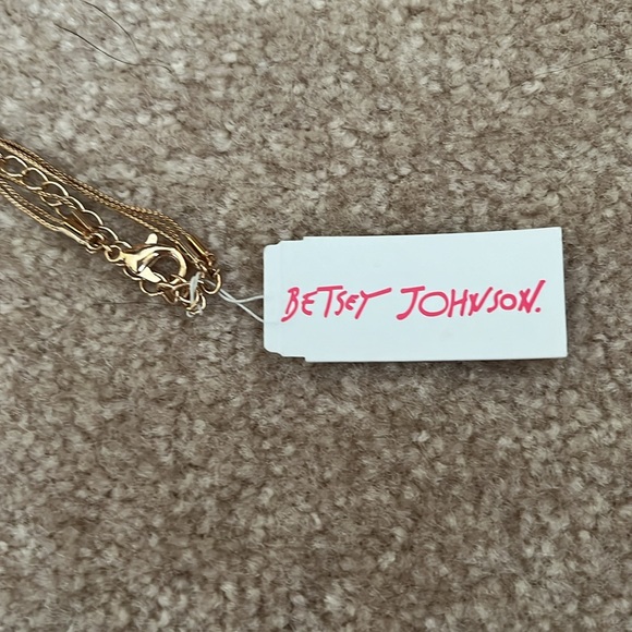 Betsey Johnson Woven MixedMulti-Colored Bead FlowerHeart Illusion Necklace NWT - Picture 7 of 8